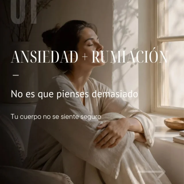 💫 Si no puedes dejar de pensar…
no es porque seas demasiado mental.Es porque tu cuerpo
no se siente seguro.Y cuando eso pasa:
– entras en bucle
– anticipas problemas
– te vas a lo negativo👉 No es falta de control
👉 Es tu sistema nervioso en alertaEn este carrusel te explico:
cómo empezar a salir del bucle
sin luchar contra tu menteGuárdalo si sientes que esto te pasa 🤍Si trabajas con ansiedad, estrés o fatiga mental: esto cambia completamente el enfoque.#MujeresQueCrean
#mujeresprofesionales
#miradainterior